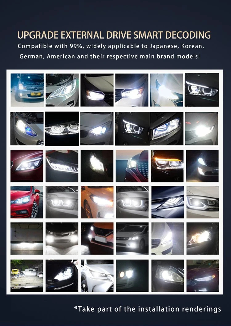 CE LED H1 H7 H4 H11 9005 9006 9012 H3 9004 H13 9007 Hb3 800 H 7