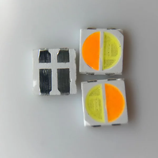 3030 white with amber led diode