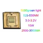 5050 flat 10w 3v green led
