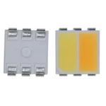 5050 白光 0.2w warm white with white double color led chip