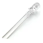 5mm round white led